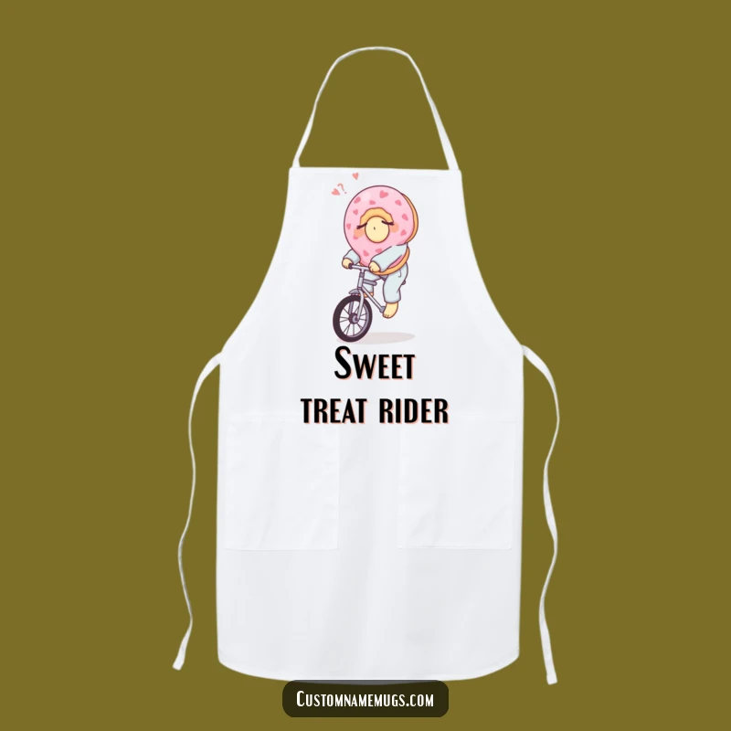 Funny Donut Kitchen Apron: Bake with Pajama Style and Humor