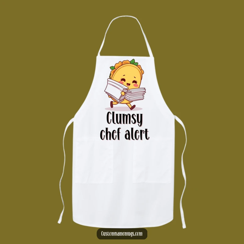 Funny Taco Tripping Apron - Hilarious Kitchen Helper for Messy Cooks Gift!