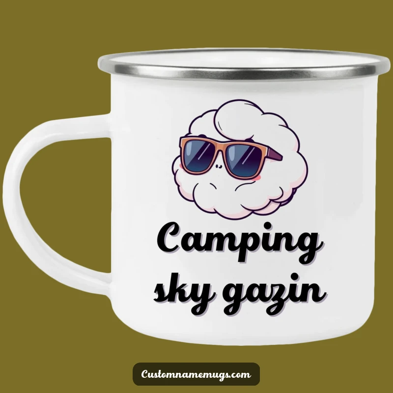 Funny Cloud Campfire Mug: Cool Escapes Under the Stars