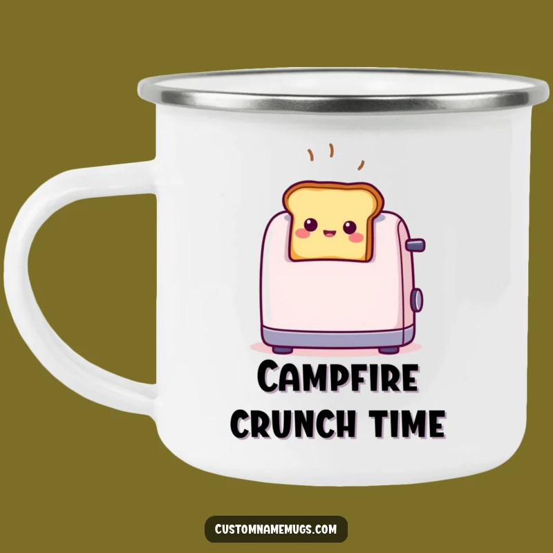 Funny Toast Surprise Camping Mug: Breakfast Adventures with Cheer