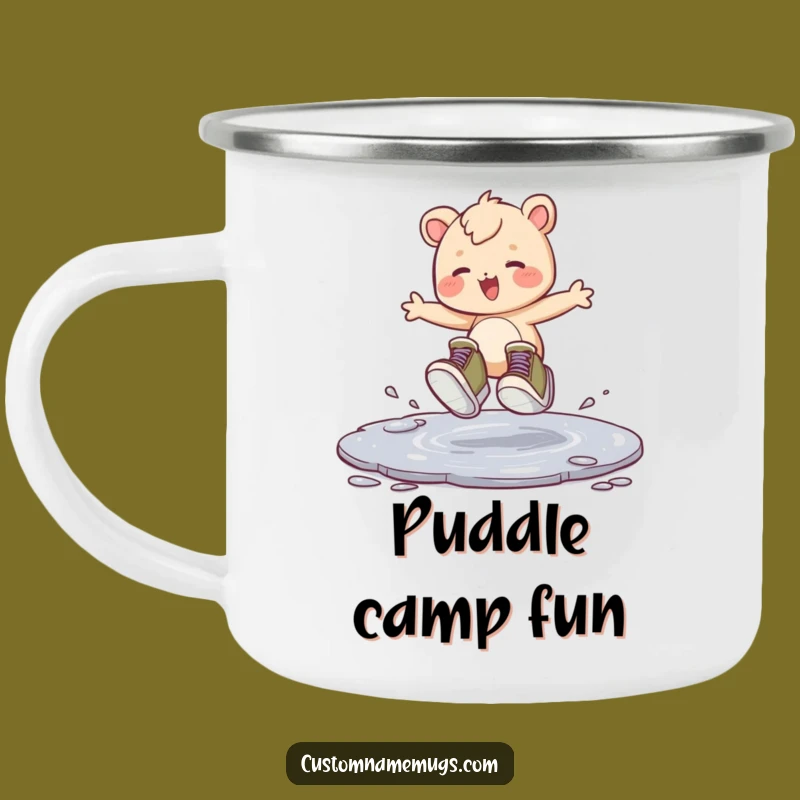 Funny Puddle Hopper Camping Mug - Joyful Creature Outdoor Companion