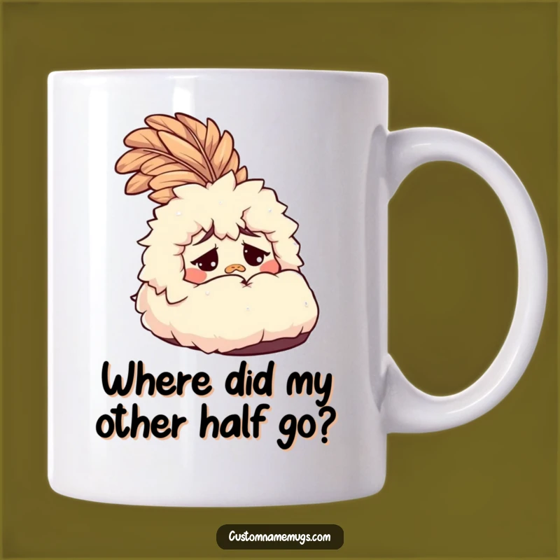 Funny Confused Slipper Mug: Utter Bewilderment Gift for Him or Her