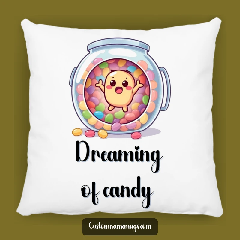 Funny Jellybean Escape Pillow - Cozy Comfort with a Sweet Surprise Gift!