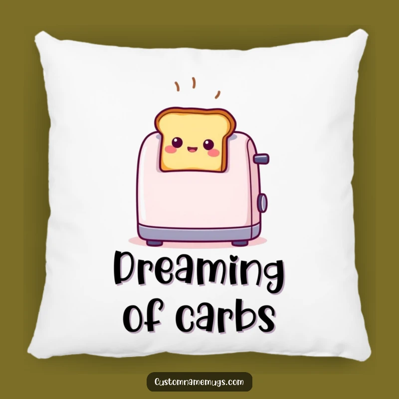 Cozy Funny Toast Surprise Pillow: Snuggle Up with Breakfast Cheer