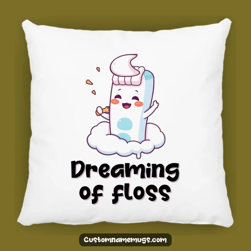 Funny Kawaii Toothbrush Cloud Pillow: Adorable & Hilarious Comfort