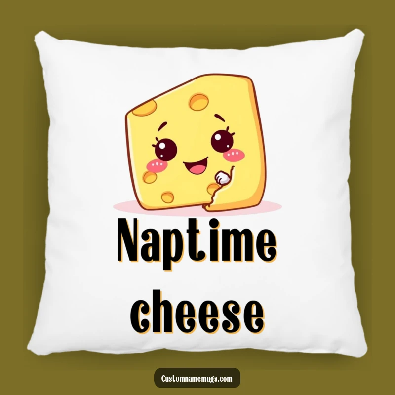Funny Cheese Wedge Pillow: Snuggle Up with Comical Snack Comfort
