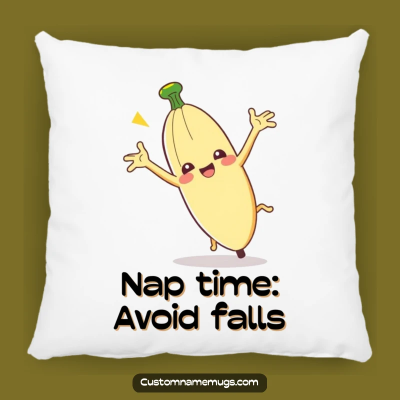 Funny Clumsy Banana Peel Pillow: Hilarious Comfort for Comedy Fans & Pranksters