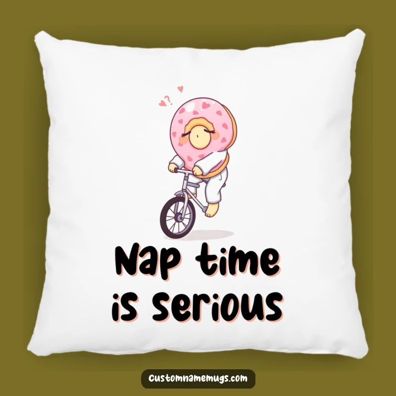 Funny Donut Pajama Unicycle Pillow: Snuggle with this Hilarious Sleepy Character!