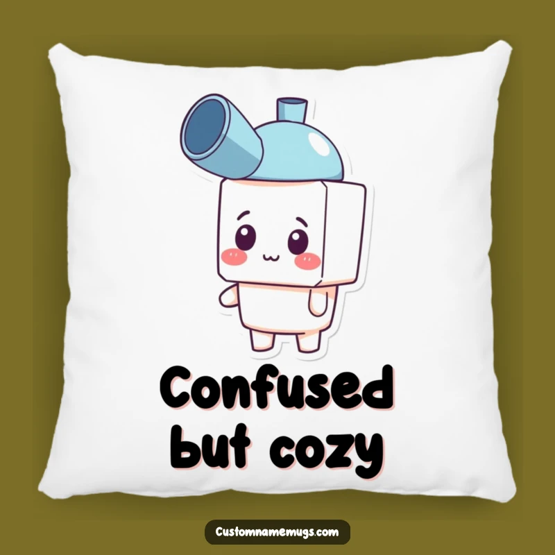 Funny Plunger Hat Pillow: Snuggle Up with This Blocky Character's Comical Comfort