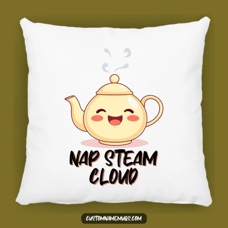 Funny Teapot Steam Face Pillow: Add Comfort and Comedy to Your Home with This Cute Design