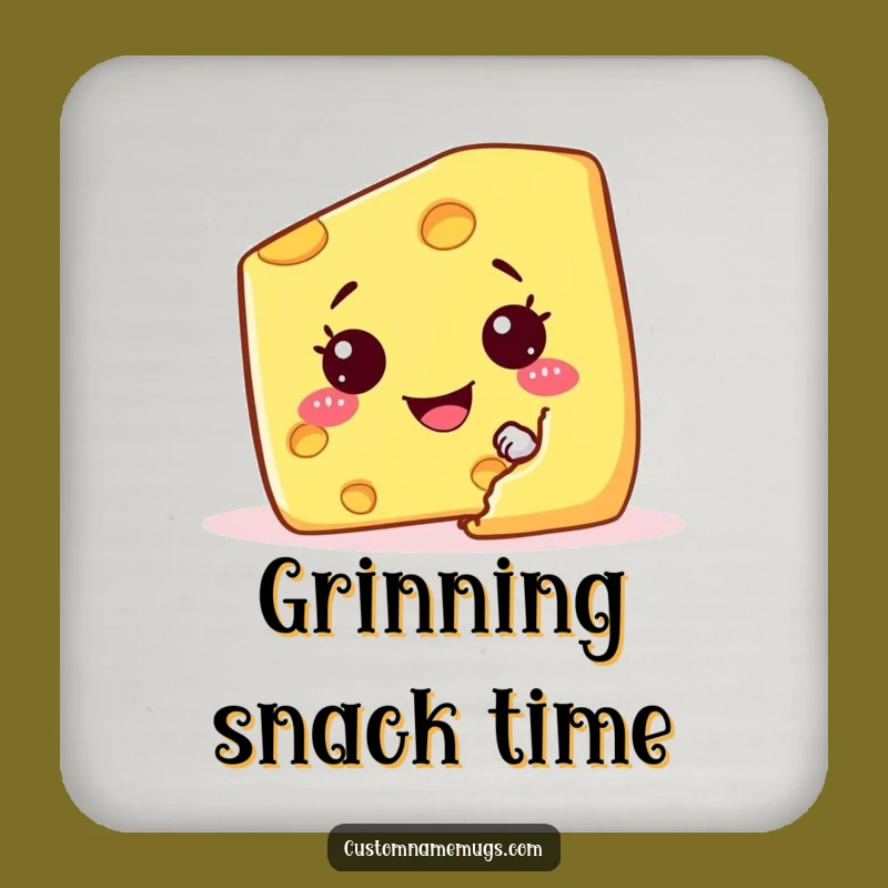 Funny Cheese Wedge Coasters: Protect Surfaces with Mirthful Snack Art