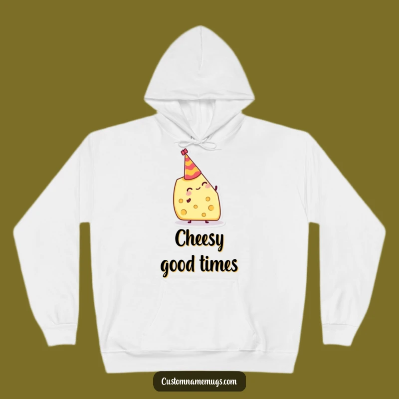 Funny Cheese Hat Hoodie: Cozy Up in Celebration with This Hilarious Wear