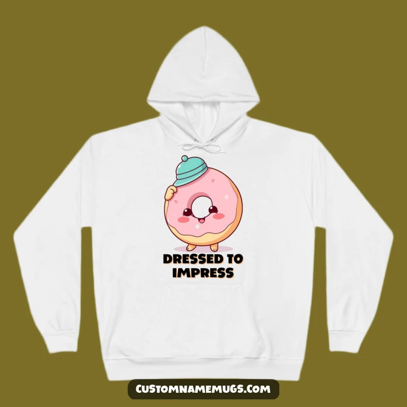 Funny Donut Hat Hoodie: Cozy & Hilarious Treat Wear, Perfect Comical Gift for Sweet Friends