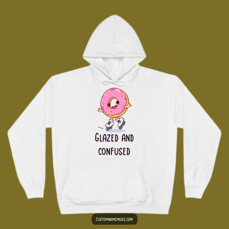 Funny Donut Skate Hoodie: Cozy Comfort with a Hilarious Sweet Twist