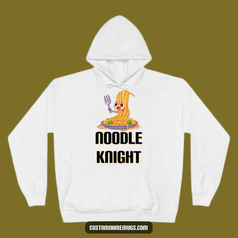 Funny Fork vs Spaghetti Hoodie: Stay Cozy and Comical in this Epic Food Fight Gear