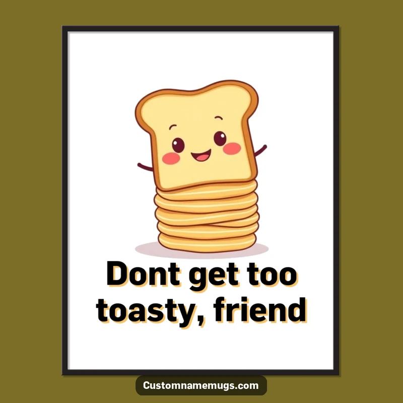 Free Printable Wall Art: Smug Toast & Pancakes, Hilarious Downloadable Decor for Your Kitchen!