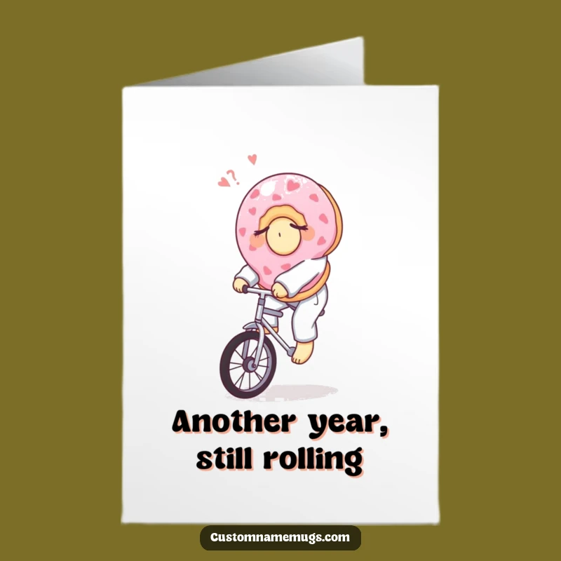 Free Printable Bday Card: Sleepy Donut's Wild Ride, Hilarious Gift