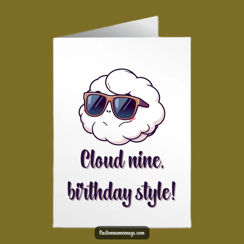 Free Printable Birthday Card: Floaty Cloud's Cool Shades LOL Gift