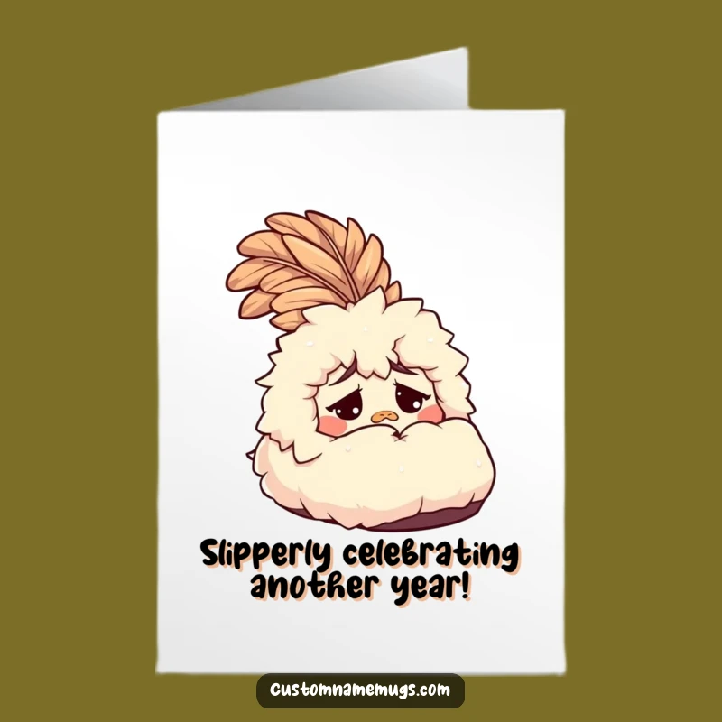 Free Printable Confused Slipper Birthday Card Funny Downloadable Gift DIY