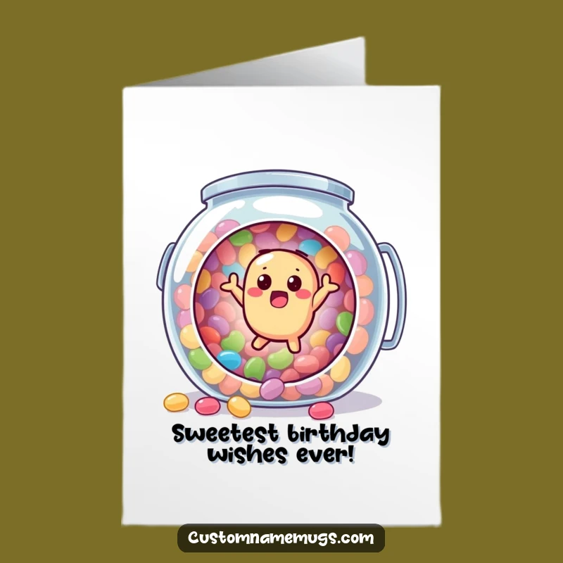 Free Printable Funny Birthday Card: Jellybean Surprise - Hilarious Downloadable Gift!