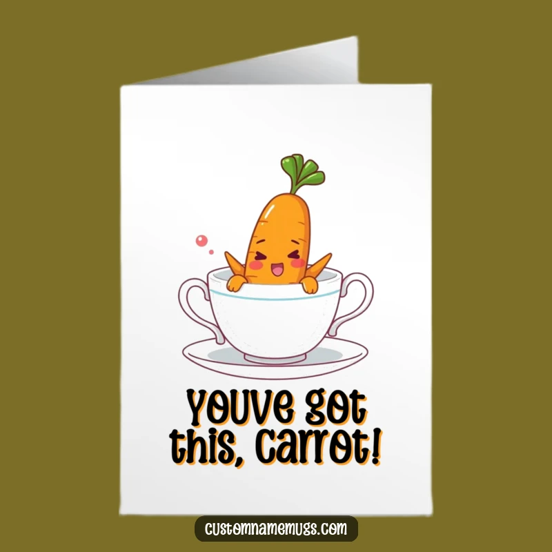 Free Printable Congrats Card: Carrot's Big Splash, Funny Achievement Gift