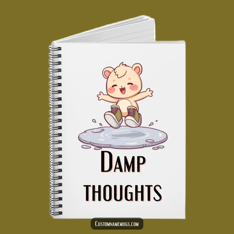 Funny Puddle Hopper Notebook - Joyful Journal for Happy Ideas