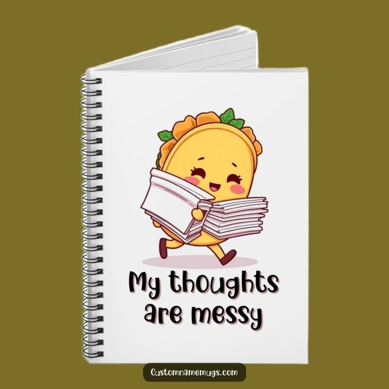 Funny Taco Paperwork Journal - Hilarious Notebook for Notes & Ideas Gift!