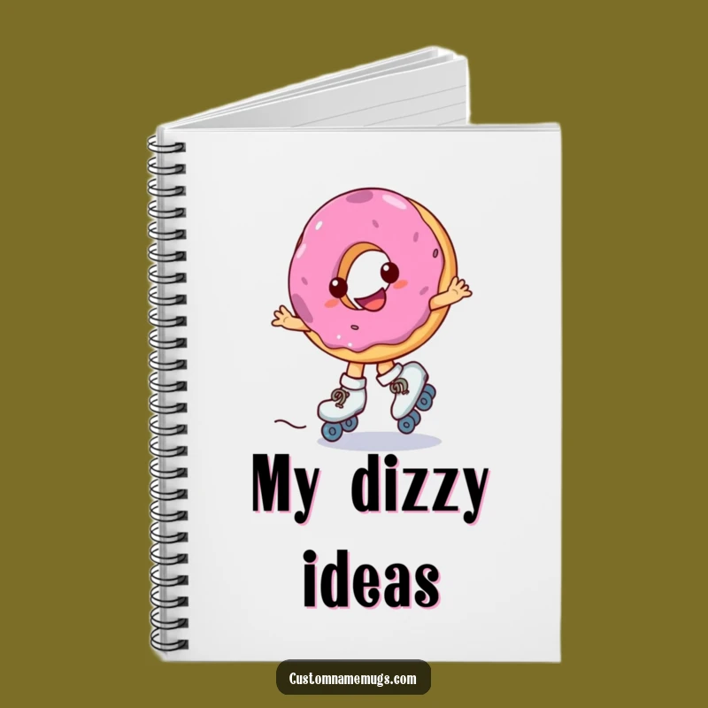 Funny Donut Skate Notebook: Jot Down Ideas with Sweetly Chaotic Flair