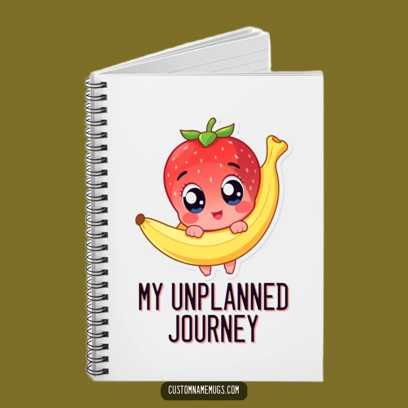 Funny Strawberry Slip Notebook: Cute Fruit Journal - Hilarious Gift!
