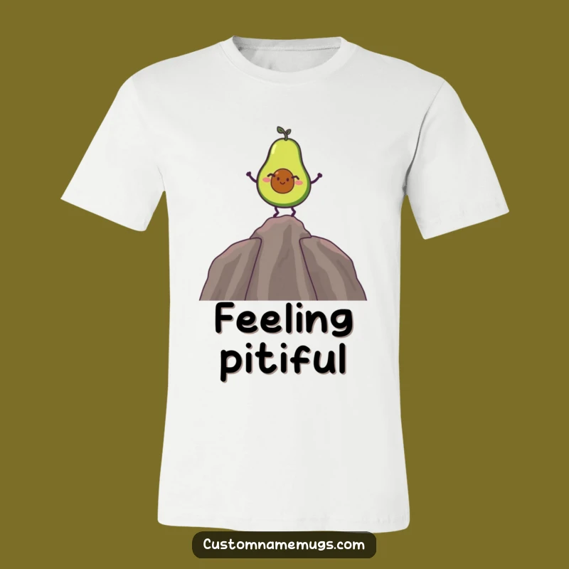 Funny Avocado Balance T-Shirt: Wear Your Quirky Charm and Love for Healthy Laughs