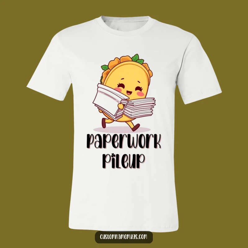 Funny Taco Tripping T-Shirt - Hilarious Clothing for Office Chaos & Gift!
