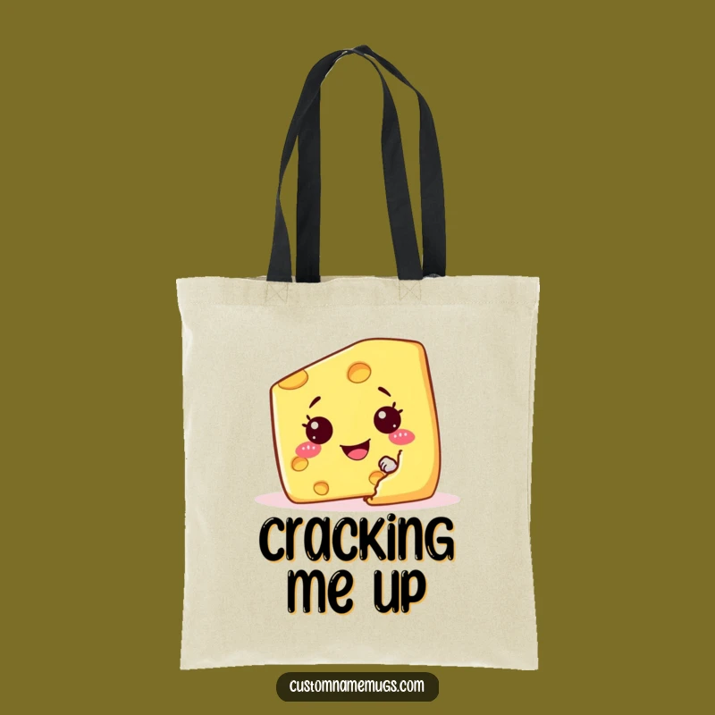 Funny Cheese Wedge Tote Bag: Carry Your Essentials with Mirthful Style