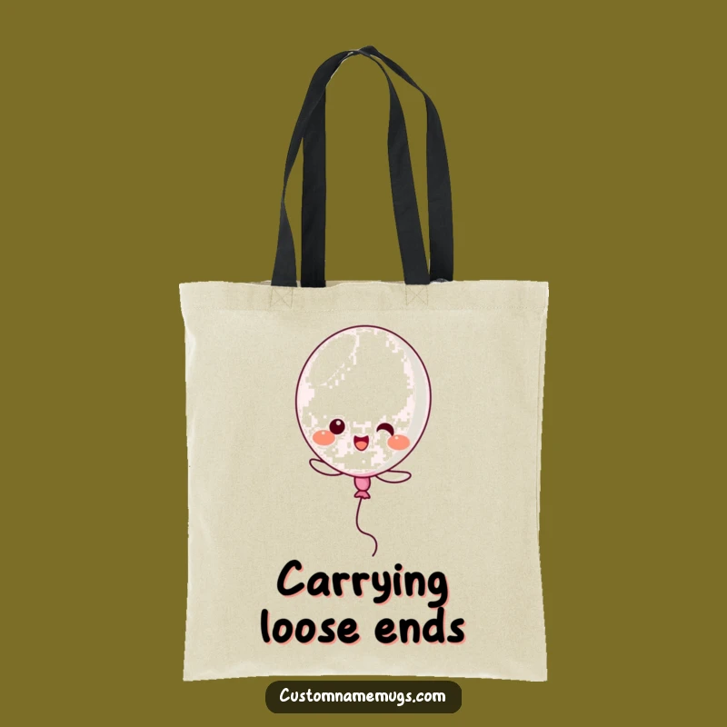 Funny Kawaii Balloon Popping Tote Bag: Carry Your Laughs & Lessons!